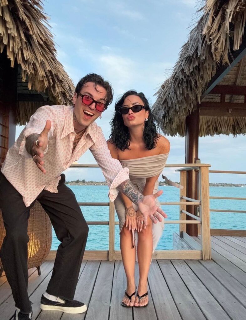 Demi Lovato and her husband took a picture together on their honeymoon. They prove that zodiac compatibility is real.
